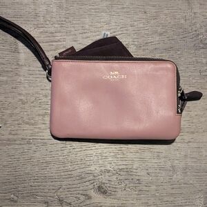 Coach Blush Pink Wristlet